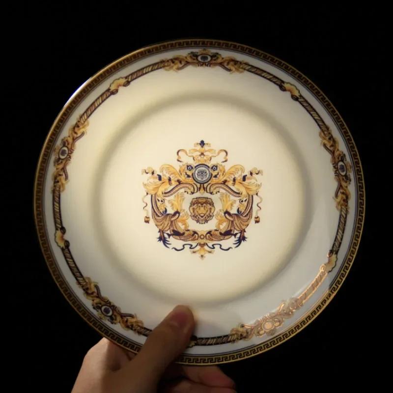 Európsky keramický tanier Kreativita Domáce Steakové taniere Staroveké Grécko Elegantný vzor Dekorácia Výzdoba jedálenského stola v reštaurácii