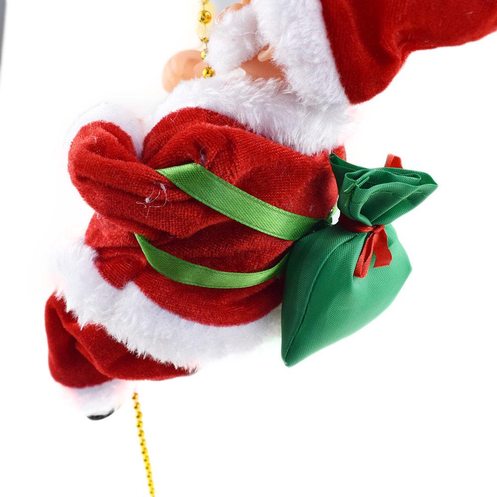 Santa Claus Climbing Ladder with Beads - Christmas Decorations & Children's Toy Gift