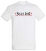 Rock Is Dead Long Live I T-Shirt Fun Scissors Scissors Punk Band DJ MC Drummer