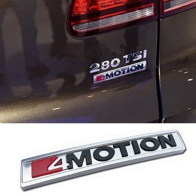 Für Skoda 4Motion 4 Motion ABS Heckklappe Aufkleber für Golf Passat CC R32 R36 Touareg Teramont TSI Aufkleber Auto-Styling