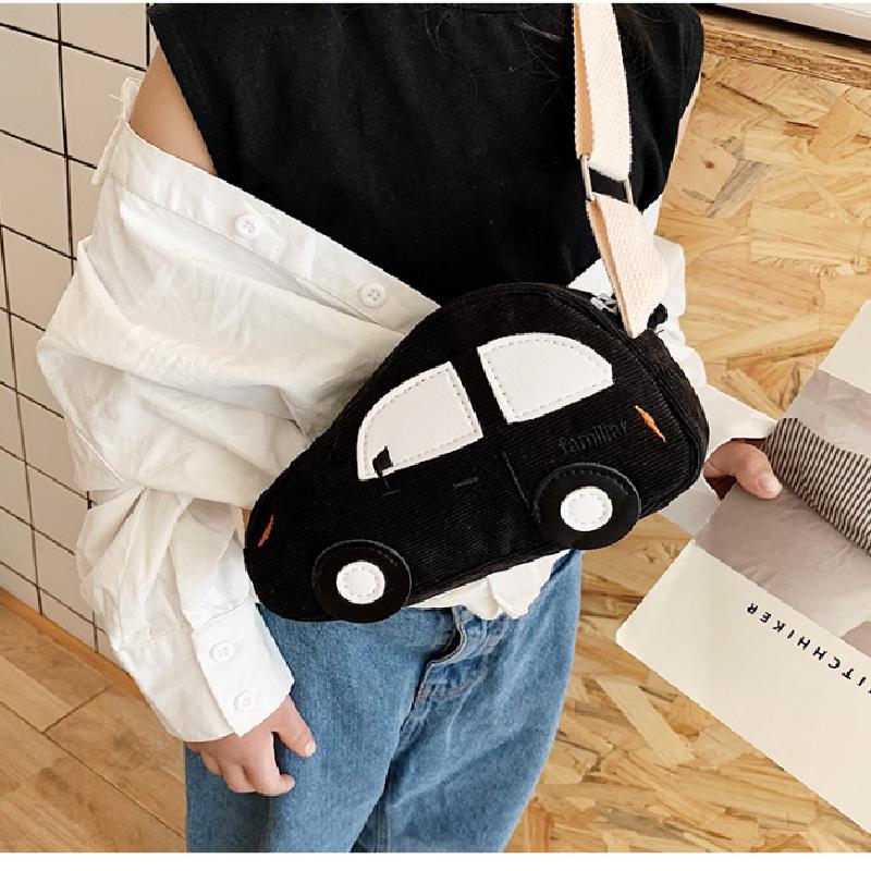 New Fashion Mini Crossbody Bag Packet Children Baby Boys Girls Car Shoulder Bag Handbags Cartoon Pig Mini Coin Purse