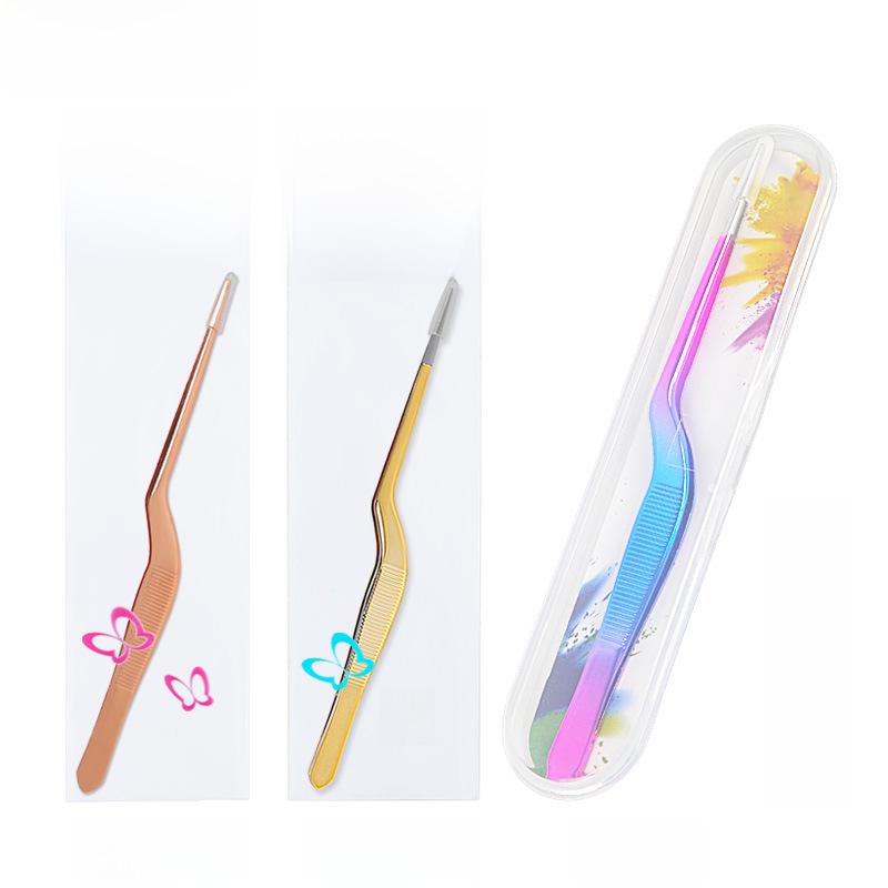 Baby Ear and Nose Cleaning Tweezers - Thickened Earwax and Navel Clip for Children