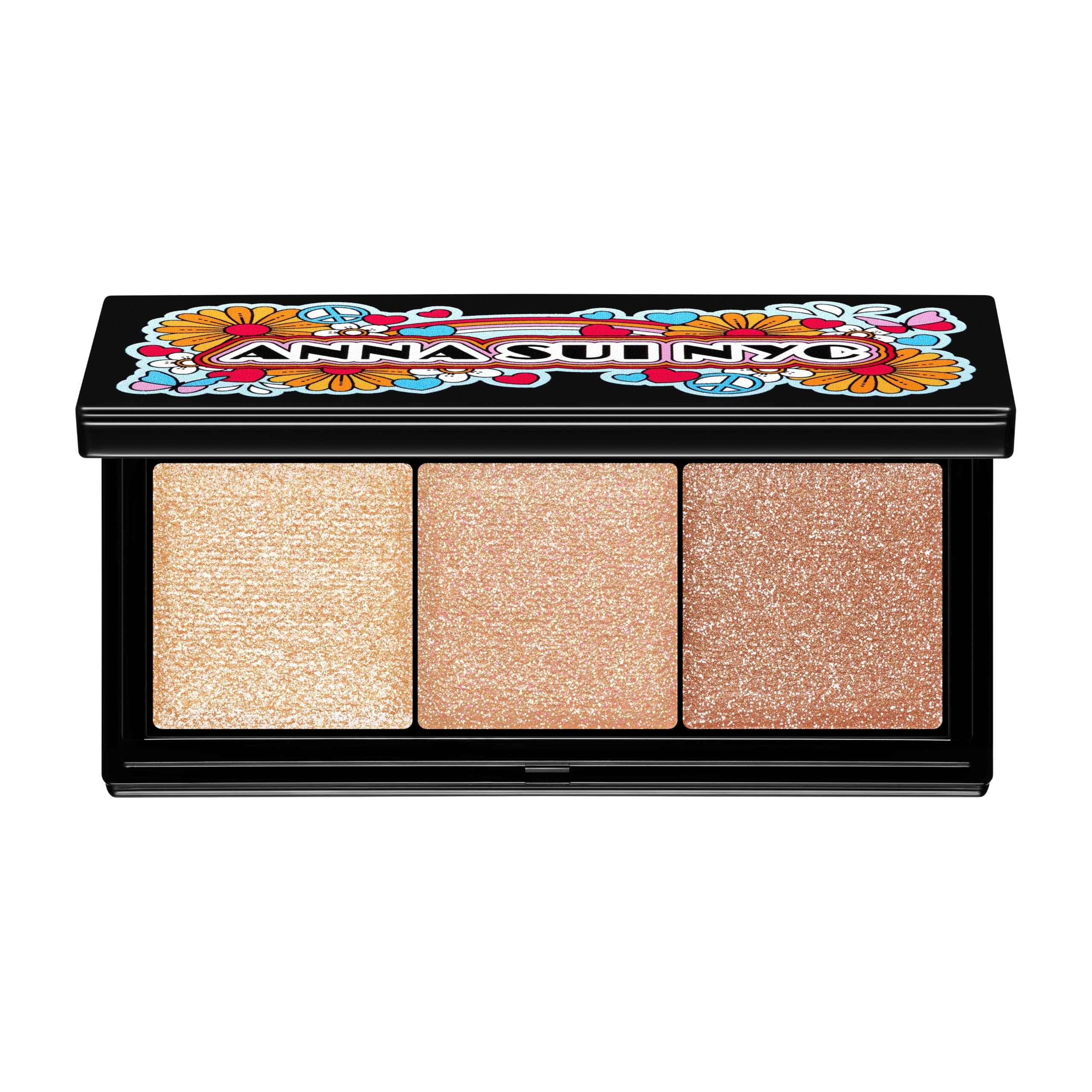 ANNA SUI Палетка из 3 цветов 01: Веселый бежевый