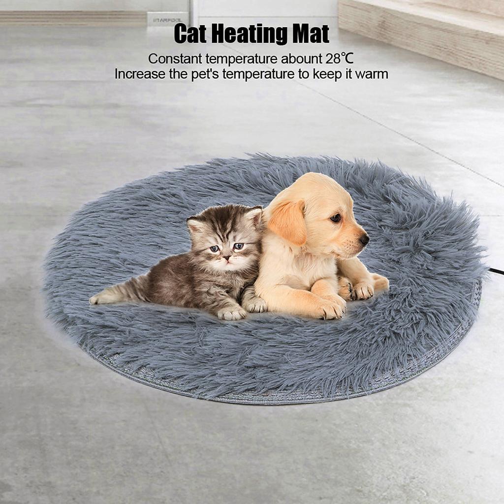 Plysj Fire årstider USB-ladeport Kjæledyr Elektrisk teppe Varmepute Matte for små hunder