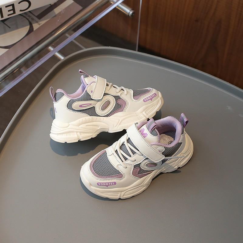Kids Breathable Mesh Sneakers Boys Girls Soft Sole Casual Dad Shoes School Play Daily Wear