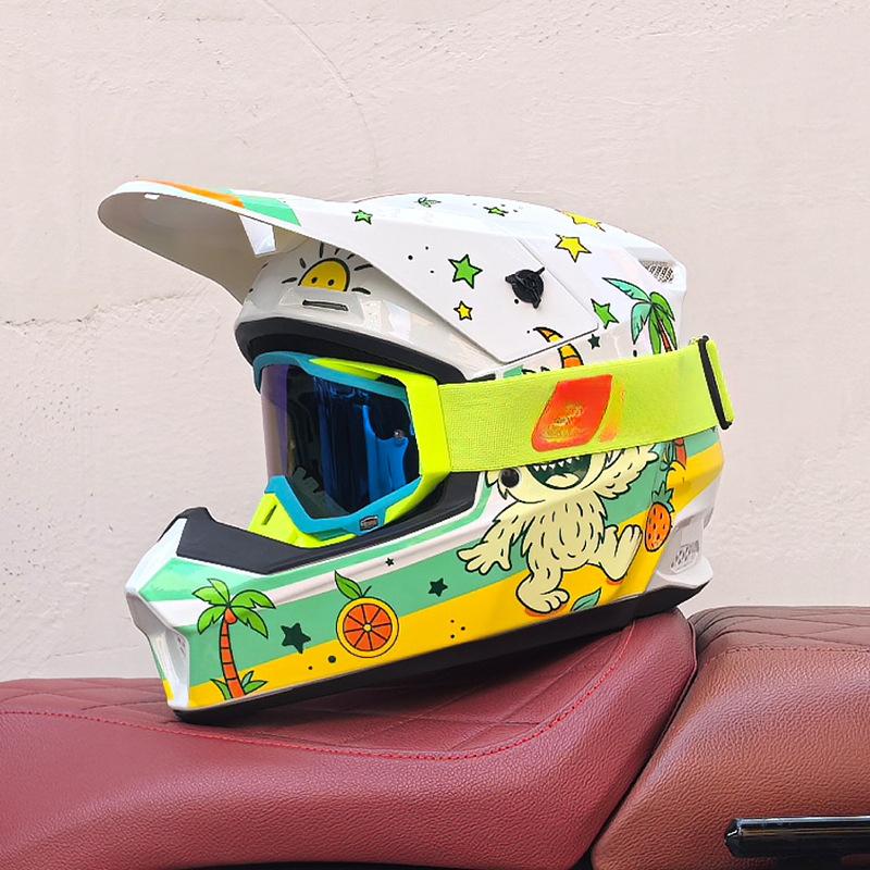 Off-Road Helmets Kids Teens Electric Bike Helmets Men and Women Rally Helmets Mountain Bike Riding Downhill