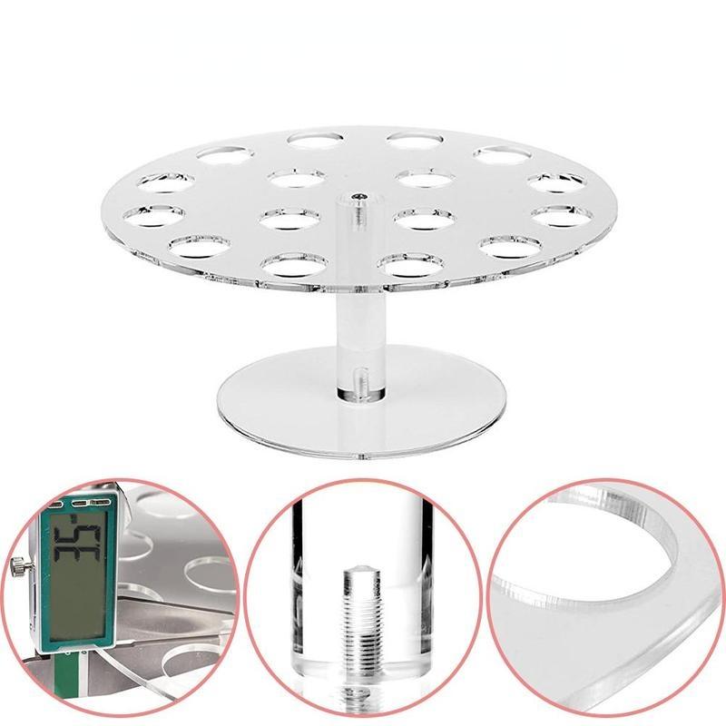 16 Holes Transparent Acrylic Ice Cream Stand Cake Cone Stand Holder Wedding Buffet Food Display Stand  Baking Kitchen Tools