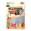 Plastique Fou - DIAM'S - DI42256 - Argenté - Set De 7 Feuilles - Rétrécit Après Cuisson