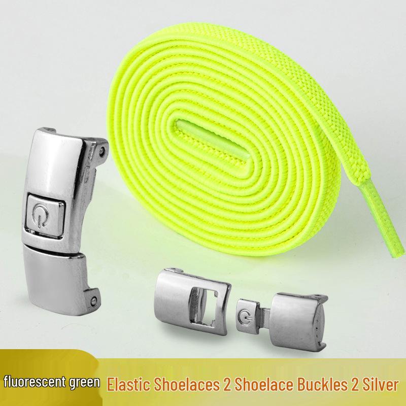 Mesh No-Tie Shoelaces with Interlock Buckle for Men & Women