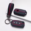 Key Fob Cover for VW Golf Polo Passat Tiguan Jetta Octavia B7 B8 with Keychain Anti-Scratch Guard Shockproof Protection Soft Grip Texture