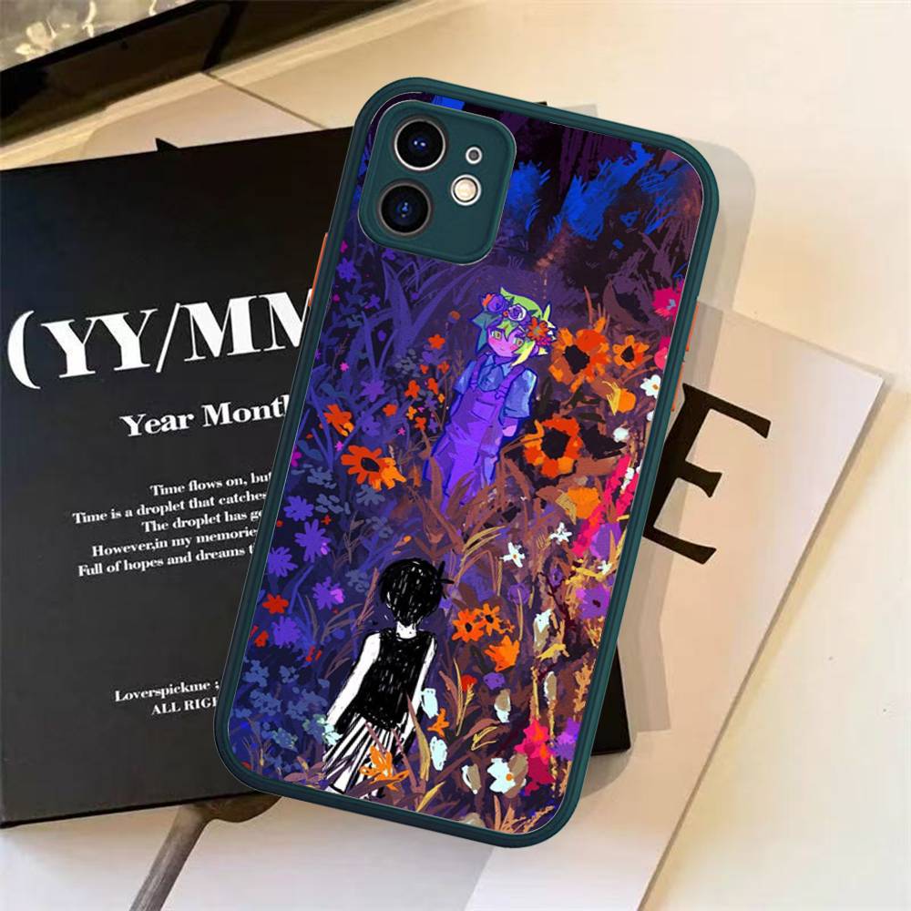 O-Omori Game Phone Case For iPhone 16 15 14 13 12 11 Pro Max 7 8 6 6s Plus Matte Cover