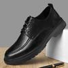 Leather Men Shoes Lace Up Oxfords High Quality Genuine Leather Men Flats Moccasins Business Dress Casual Men Work Shoes