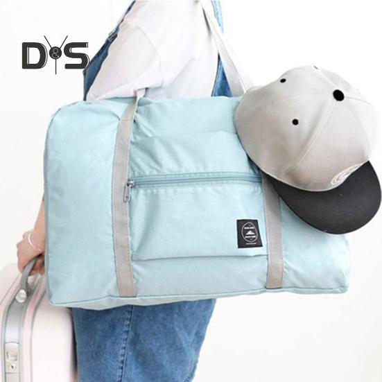 Foldable Travel Duffel Bag Tote Carry-on Luggage Bag Large Capacity Waterproof Portable Storage Bag with Zipper