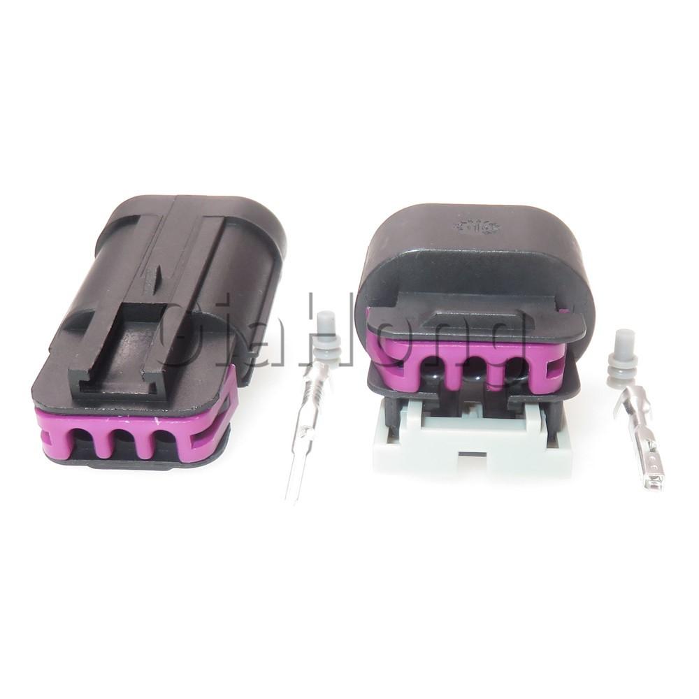 1 Set 3 Ways AC Assembly Auto Fuel Sensor Sealed Connector 15326808 15326813 13519047 Car Oil Pump Wiring Harness Socket Fuel System Fittings7