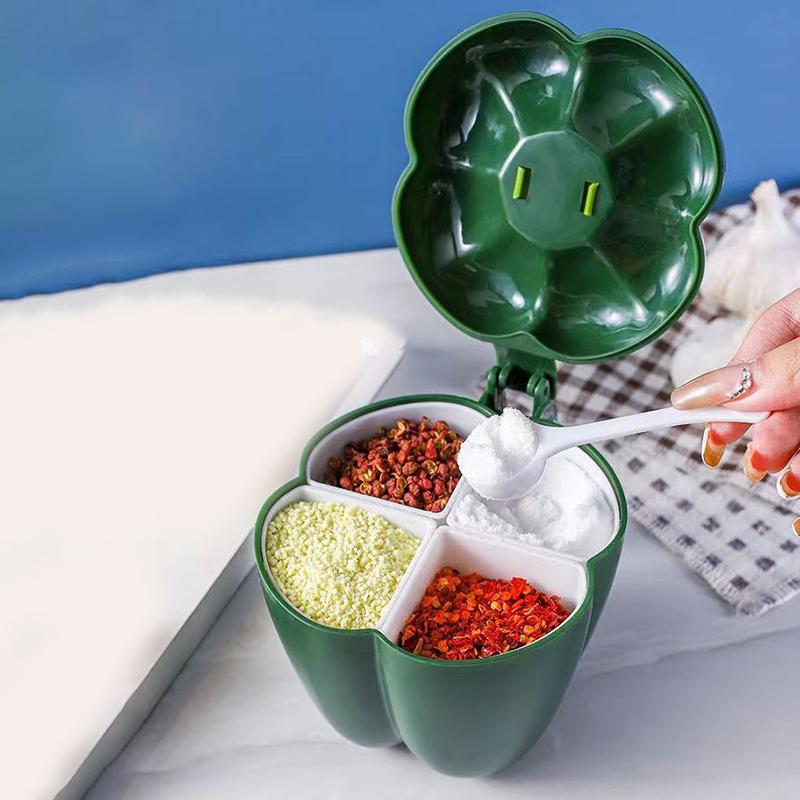 1Pc Plastic Creative Seasoning Jar Container Spice Rack Organizer Outdoor Camping Seasoning Bottle Kitchen Gadget Set