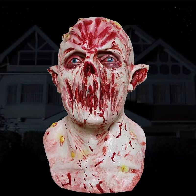 Horror Mask For Halloween With Imported Latex Material And Diy Design For Costumes And Escape Room Props