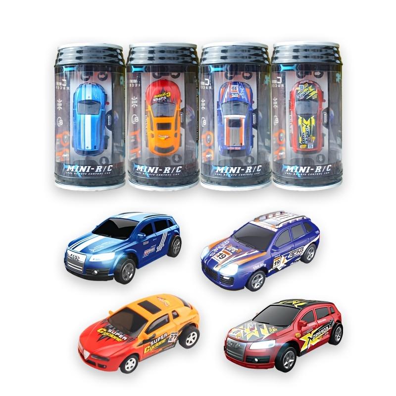 Mini Elektrikli RC Araba Kola Kutusu Hız Radyo Uzaktan Kumandalı Mikro Yarış Arabası LED Işıklı Araba Oyuncakları Erkek Kız Çocukları İçin Hediyeler