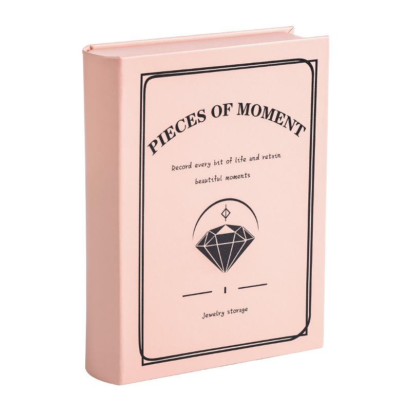 Креативная шкатулка для украшений Книга Книга Кожаная Многофункциональная Коробка Кольцо Ожерелье Серьги Хранение Украшений Коробка для Хранения Украшений 22*16*5