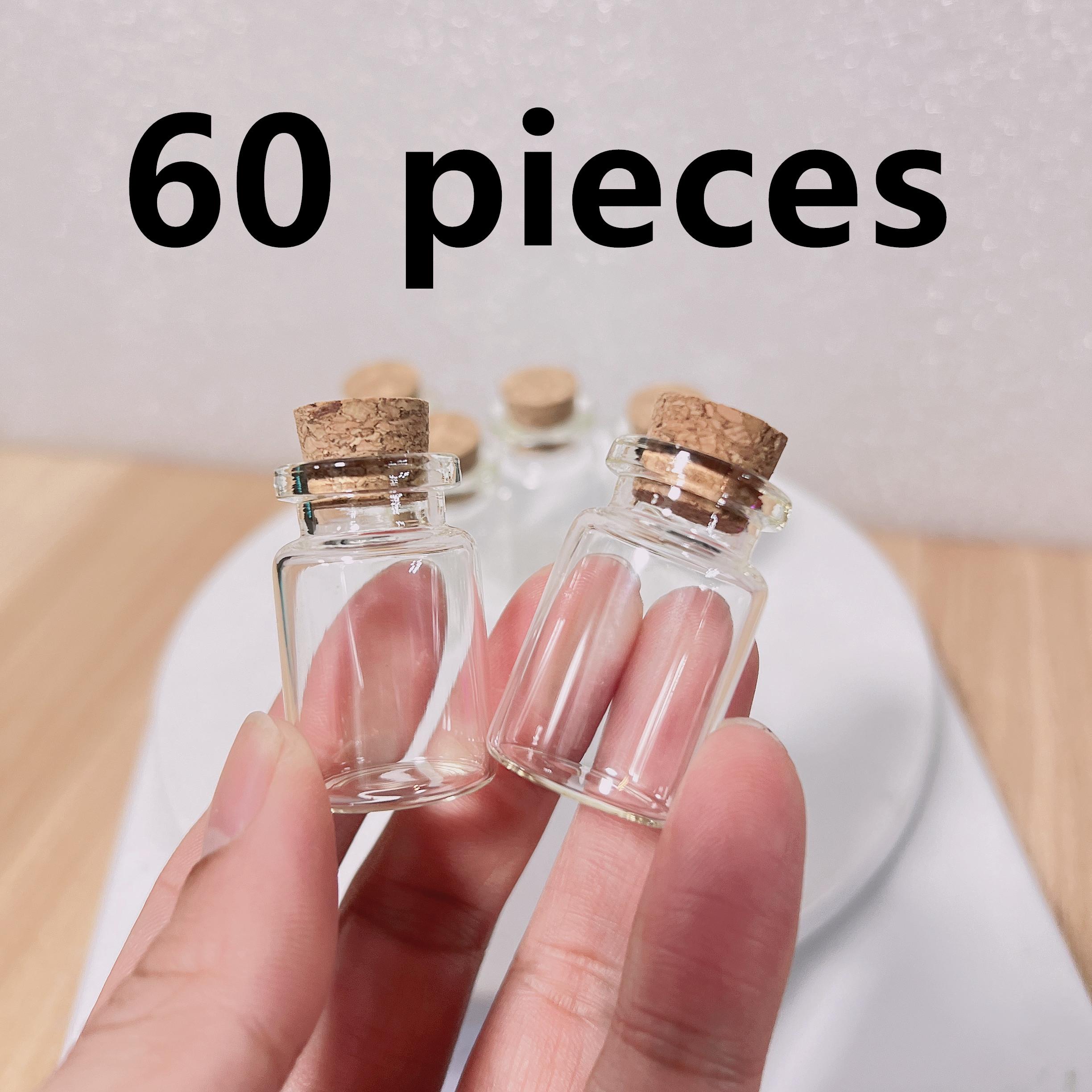 

60/140 шт. 7 мл Декоративные крошечные стеклянные баночки с пробкой 22x35 мм Декоративные флаконы Мини-бутылочки DIY Домашний декор Банки для пожеланий Ремесленное хранение