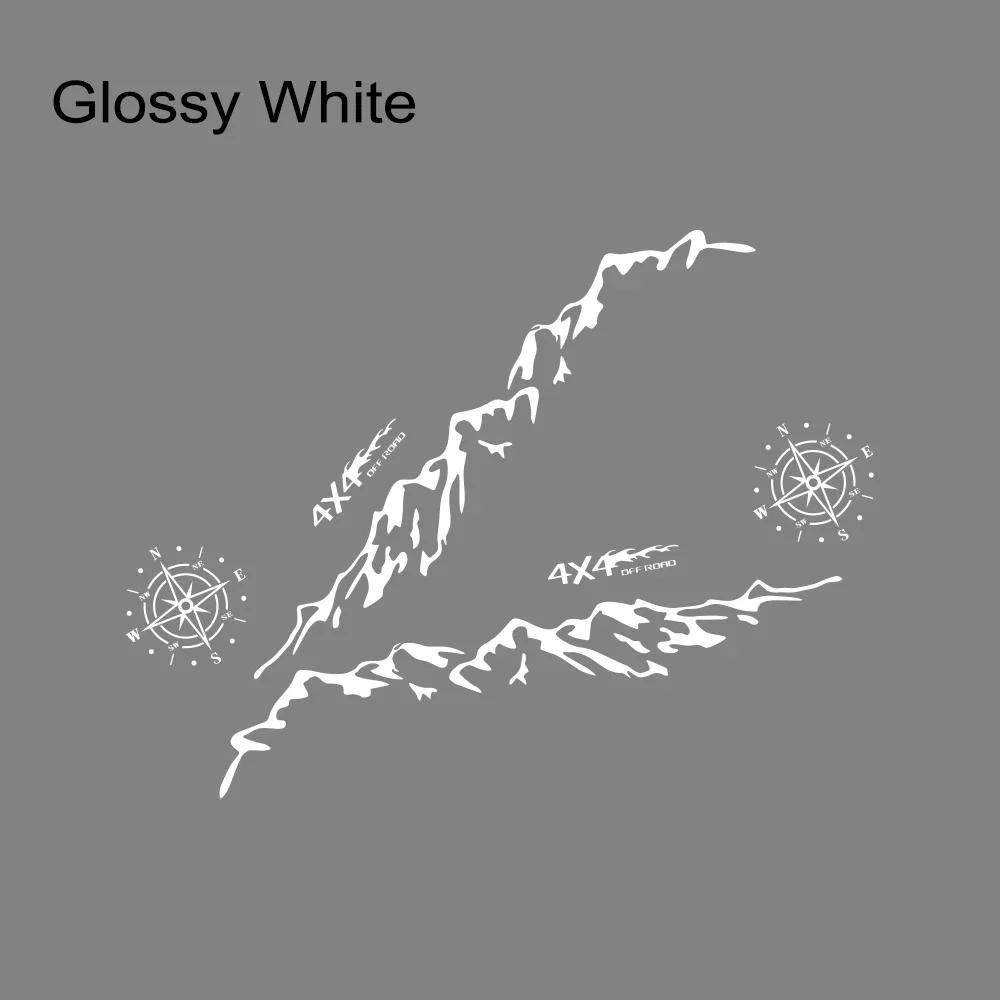 Pickup Side Stickers Graphics 4X4 Mountain Vinyl Decals For Ford F-150 Toyota Hilux Dodge RAM 1500 Isuzu Dmax GMC Sierra Canyon