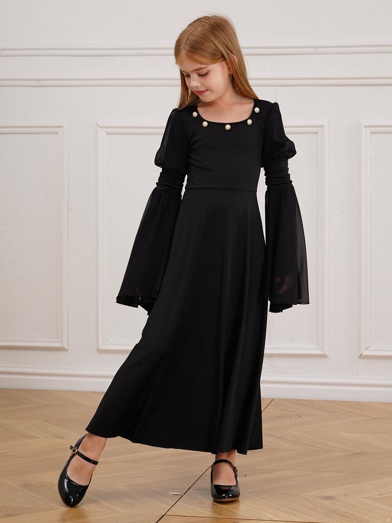 Kids Halloween Costume Fairy Costume Gothic Princess Long Dress Girls Renaissance Dress Medieval Costume Evening Gown Retro Fairy Dress Vintage