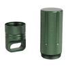 Aluminum Alloy Airtight Pill Container Bottle Portable Outdoor Edc Single Chamber Capsule Holder Waterproof Medicine Case Box