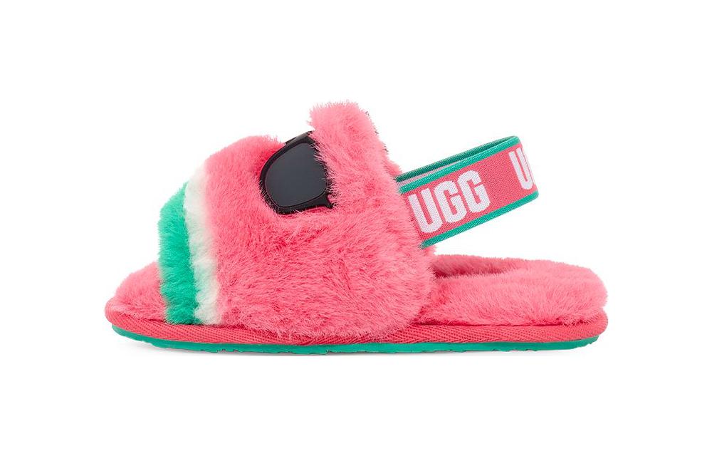 UGG Low top Kids Slippers Watermelon Red Infant And Toddler 1136516T-WTR 28.5