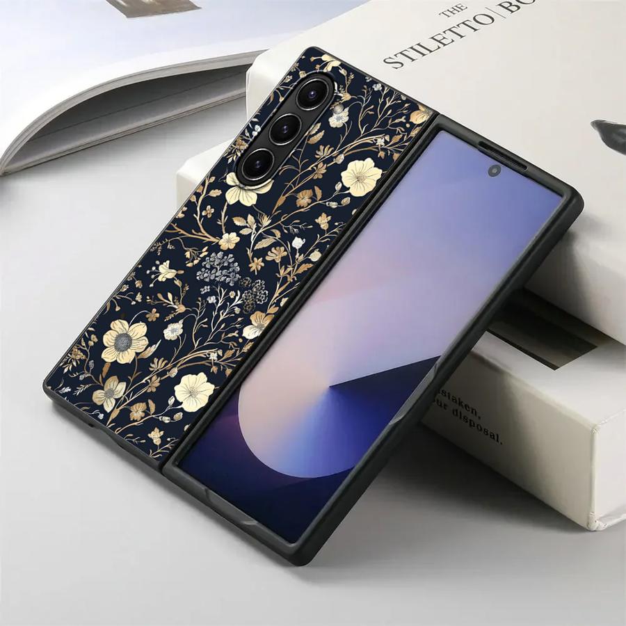 Flowers Beautiful Case for Samsung Galaxy ZFold7 ZFold3 ZFold5 Z Fold 7 6 5 4 3 ZFold6 ZFold4 Back Phone Cover
