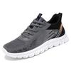 Jin Shi Yuan | Men's Flyknit Running Shoes - Large Size, Breathable, Lightweight, Comfortable Loafers