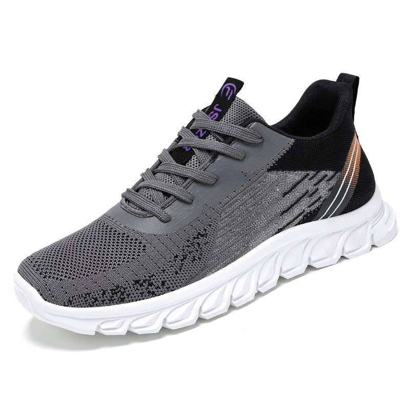

Men s Spring Lace-up Running Sneakers – Trendy Fashion Sports Shoes 42