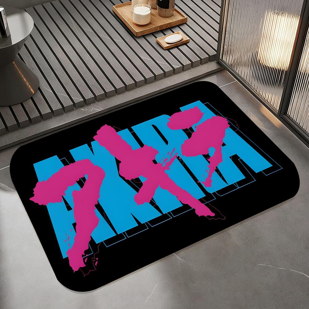 

Fashion A-AKIRA Floor Mat Diatomite Bath Mat, Quick Dry Absorbent Non-Slip Door Mat 50cm x 80cm