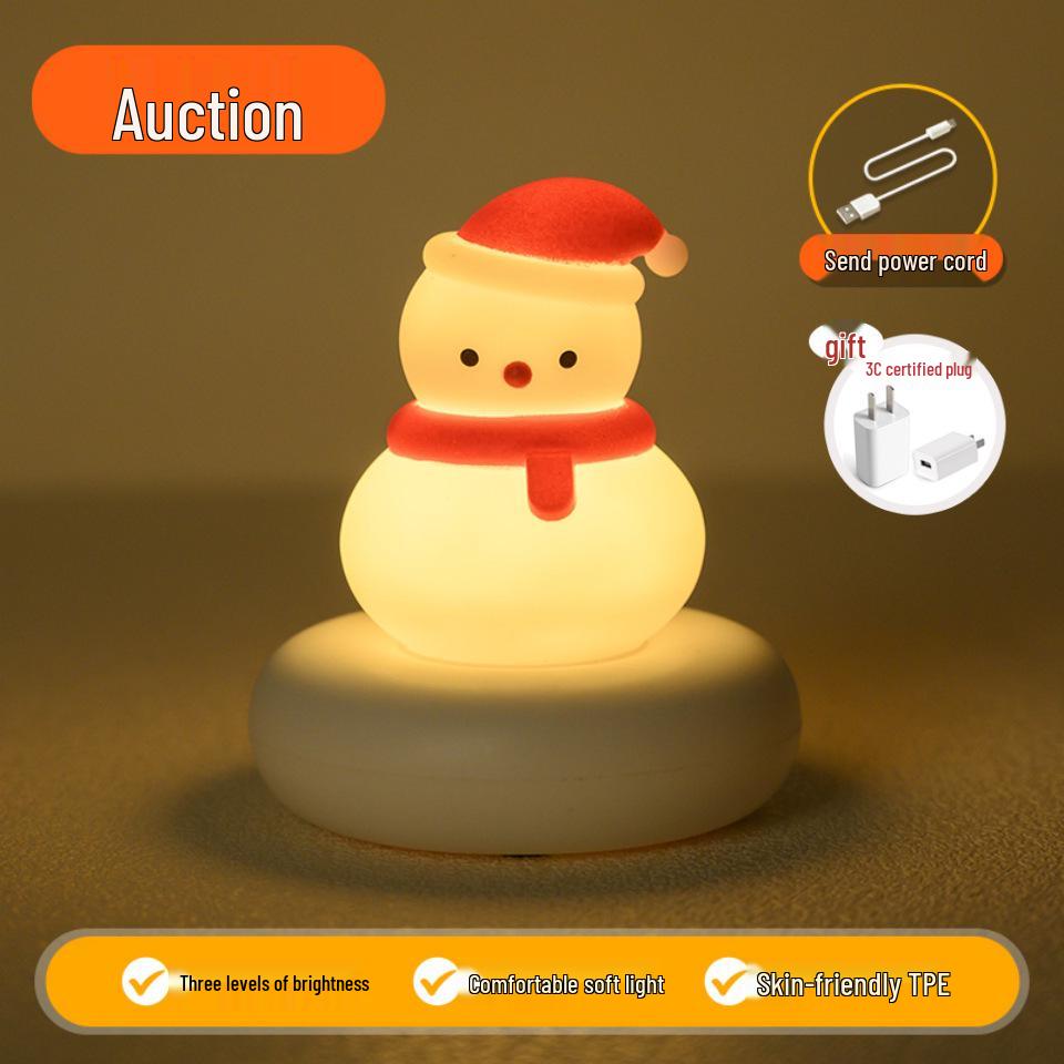 Rechargeable Eye-Friendly Night Light for Kids & Postpartum Mothers - Touch-Control Desk Lamp