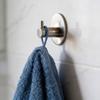 Stainless Steel Wall Hook Single Hook With Adhesive For Bathroom Storage And Hotel Room Decor