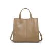 2024 Retro Cowhide Tote: Large Capacity Genuine Leather Shoulder & Messenger Bag for Autumn/Winter