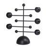 Metal Handicraft Geometric Candle Holder Rotate Candelabrum Black Candlestick Home Decoration Accessories Candle Stick Holder