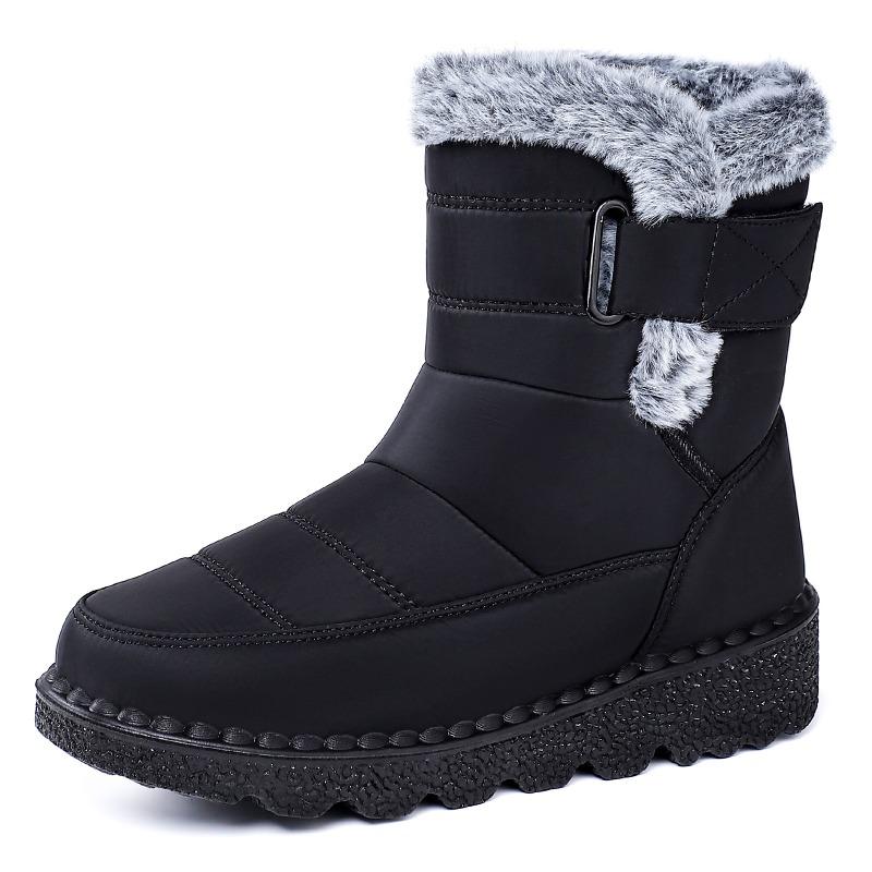 Cotton Shoes Women's Winter New Large Size Women's Snow Boots Piled Thickened Boots High Top Casual Women's Boots