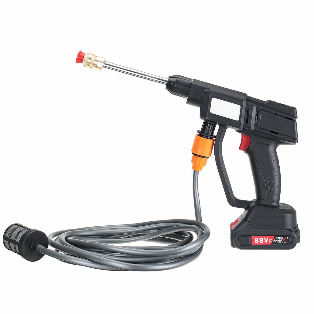 2000W 90Bar Portable Cordless High Pressure Car Washer Spray Water Guns Car Wash Pressure Cleaner Cleaning Machine