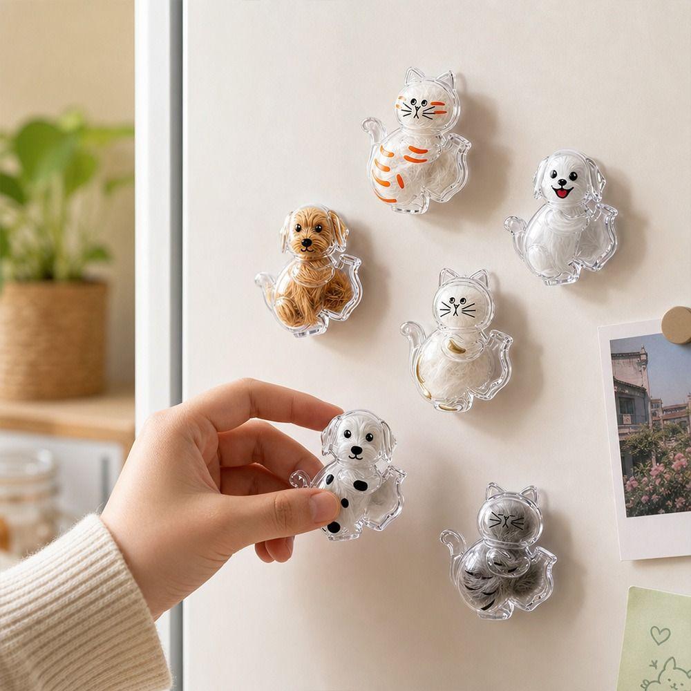 Magnetischer Rückseite Tierhaare Andenkenhalter Klare Tierhaare Gedenkbox Katze Hund Andenken