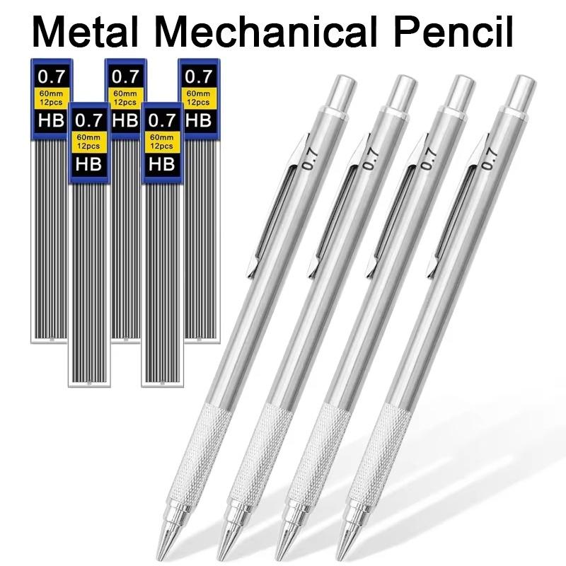 Mechanical Pencil Set 0.3 0.5 0.7 0.9 1.3 2.0mm Full Metal Art Drawing Painting Automatic Pencil For School Supply Home & Office