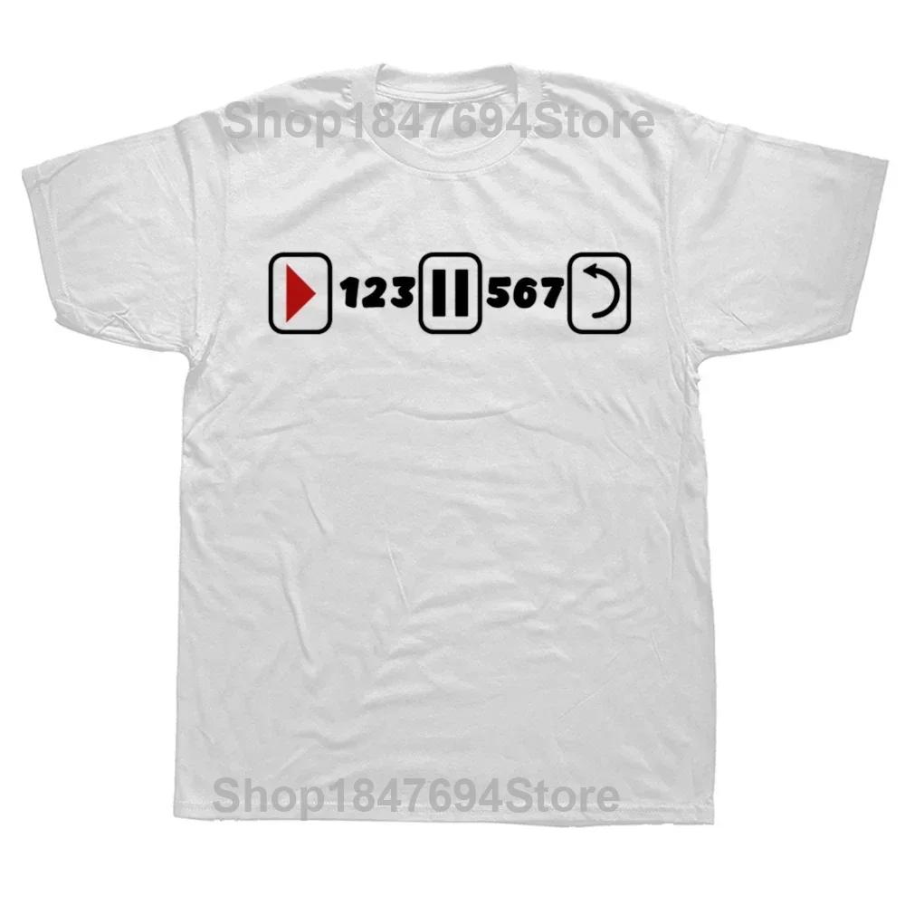 Funny Eat Sleep Dance Repeat T Shirts Graphic Cotton Streetwear Short Sleeve O-Neck Harajuku Dancing T-shirt Mens Clothing