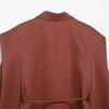 2026 Spring New Product European and American Cross-border Women's Clothing Street Fashion Casual Lace-up Wide Shoulder Blazer W03 7059