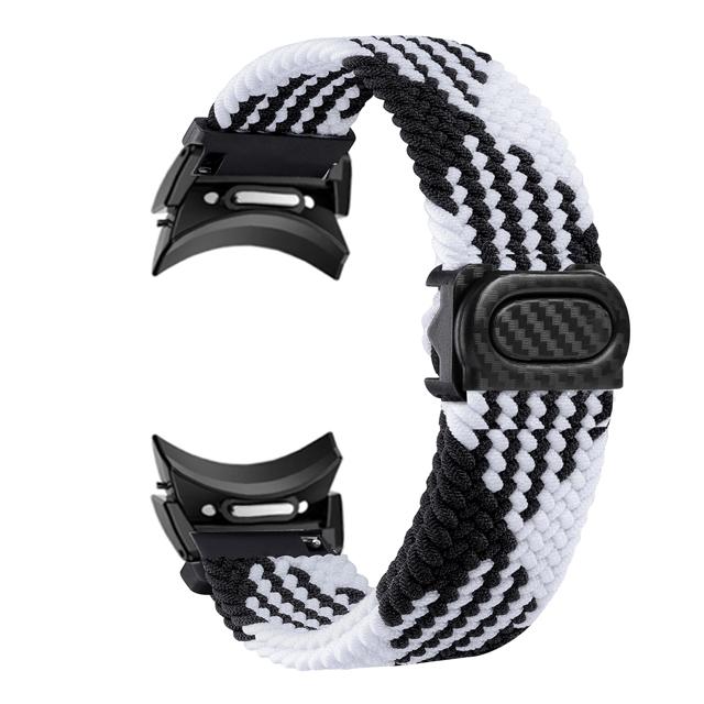 No Gaps Braided Band For Samsung Galaxy Watch 6 4 Classic/5 Pro/44mm 40mm 47mm 43mm Correa Nylon Bracelet Galaxy Watch 6 Strap