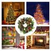 Large Christmas Wreath 19 Inch Home Decor Realistic Door Wreath Christmas Decorations For Window Fireplace Bedroom Living Room