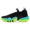 Trae Young 2.0 Comfortable Simple Non-Slip Durable Low-Top Basketball Shoes Men Sneakers Black Green HO6473