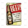 Vintage Art Beer Poster Metal Tin Sign Wall Decor Metal Signs for Man Cave Pub Bar Home Wall Decor Plaque