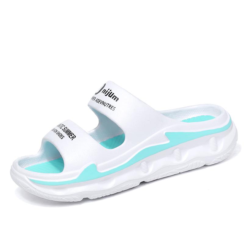 Sommer Herreslippers Utendørssandaler Strand Komfortable Myke Slides Innendørs Fritidssko