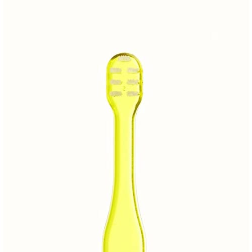 Cupid Flat-Hole Toothbrush for Baby Teeth and Children, 12-Pack, Assorted Colors
