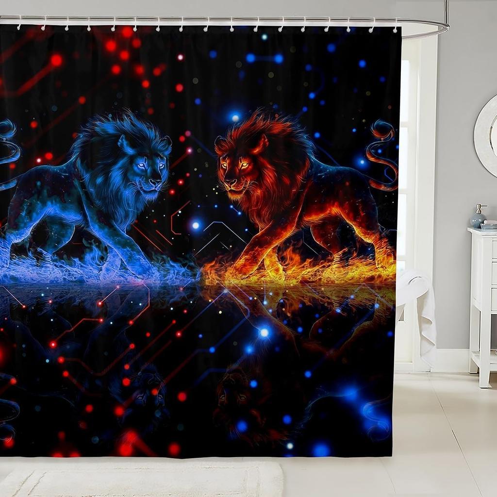Dachshund Shower Curtain Kids Cute Pet Dog Bathroom Shower Liner for Teens Puppy Bath Curtain Waterproof Waterproof Polyester