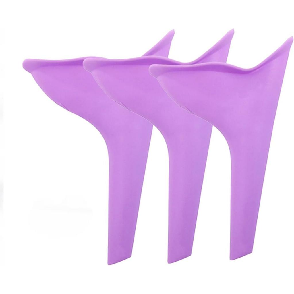 Damenurinal für Frauen, Tragbares Urinationsgerät Urintrichter für Reisen, Camping, Wandern und Outdoor-Aktivitäten, Lila, Rosa, Orange Außenurinal