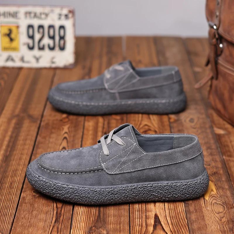 Высококачественная мужская дизайнерская обувь из натуральной кожи — фото 6